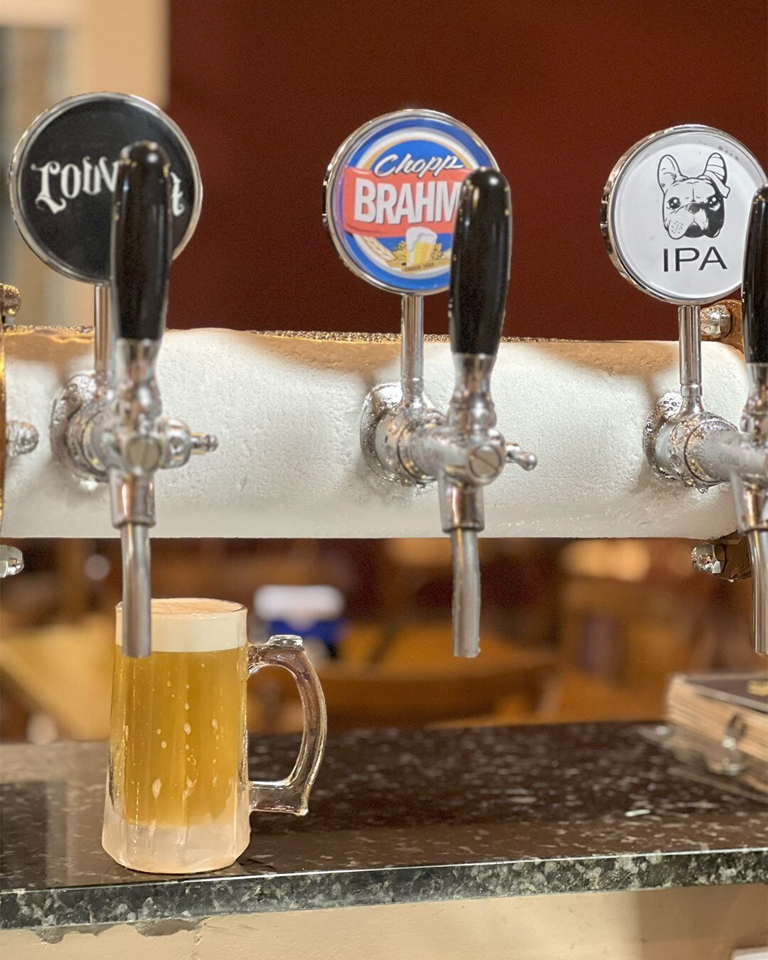 Happy hour com chope gelado na G&S